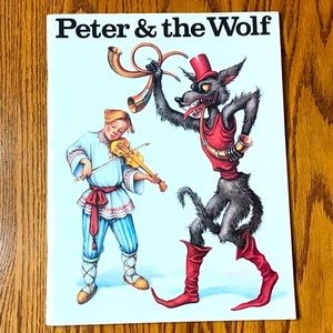 Peter and the Wolf coloring book - NEW